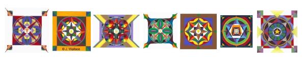 Copyrighted Chakra Yantra Mandalas